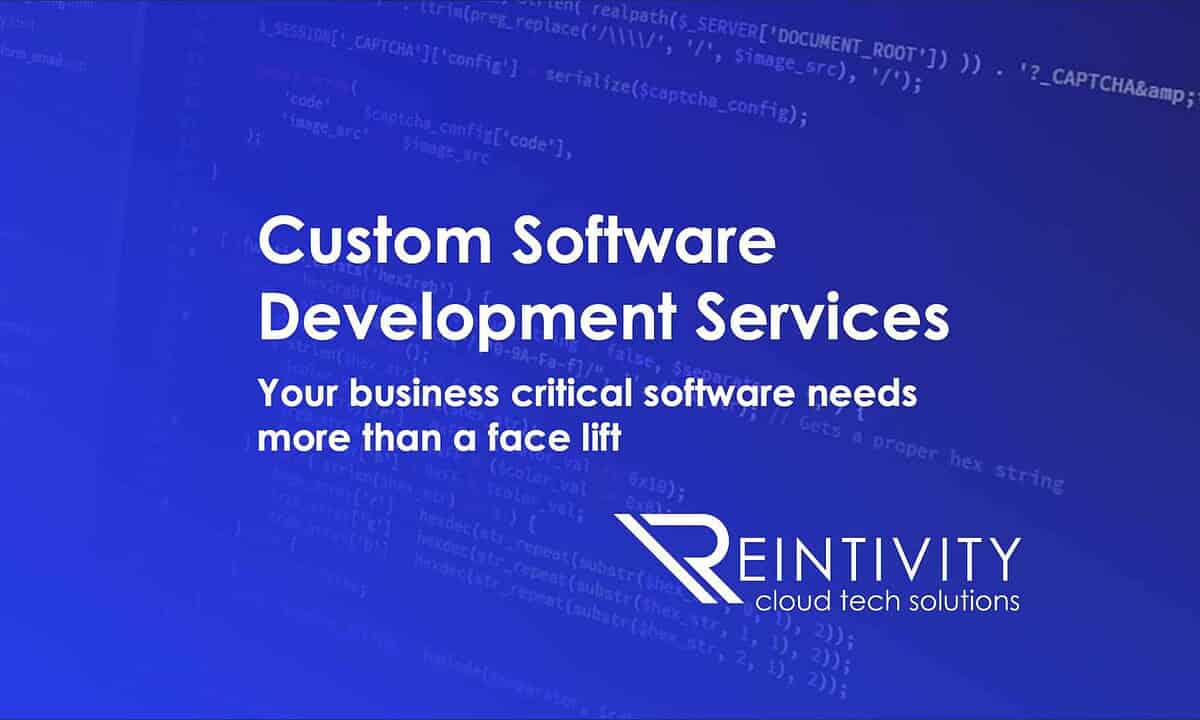 Custom Software Development Services - Reintivity Technology Solutions
