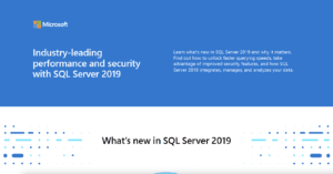 Industry-leading performance and security with SQL Server 2019