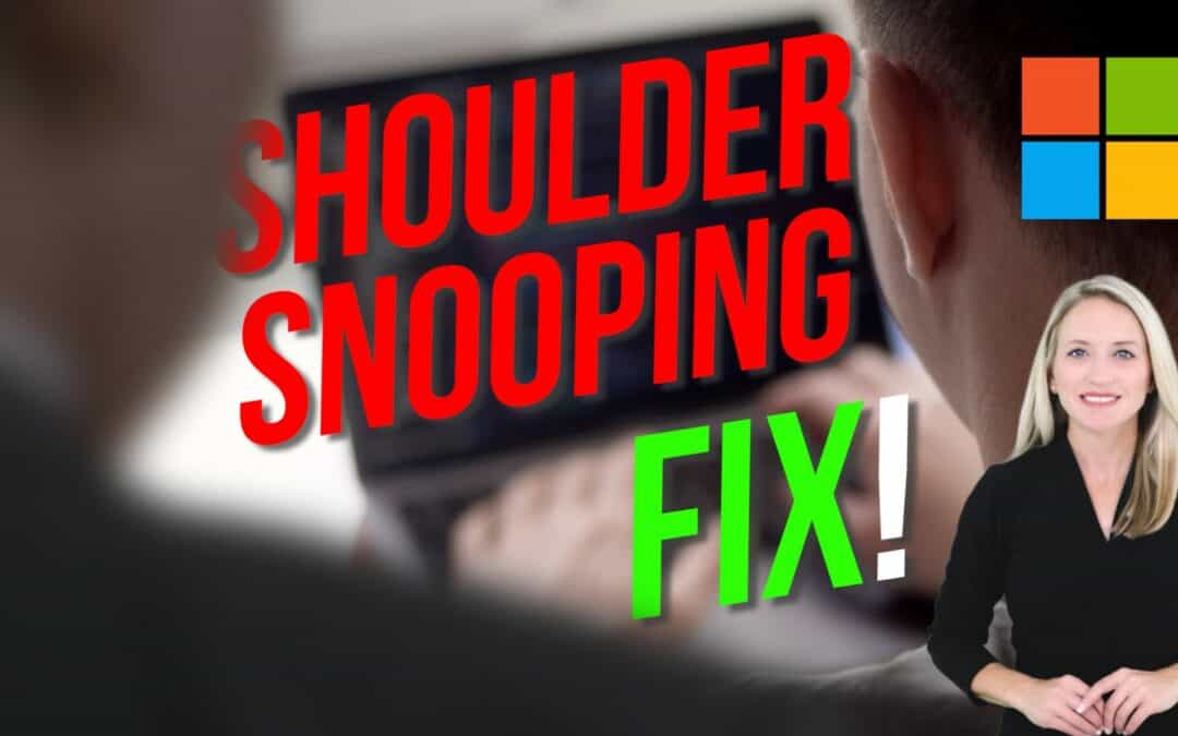 Onlooker Detection: Windows 11’s New Privacy Shield