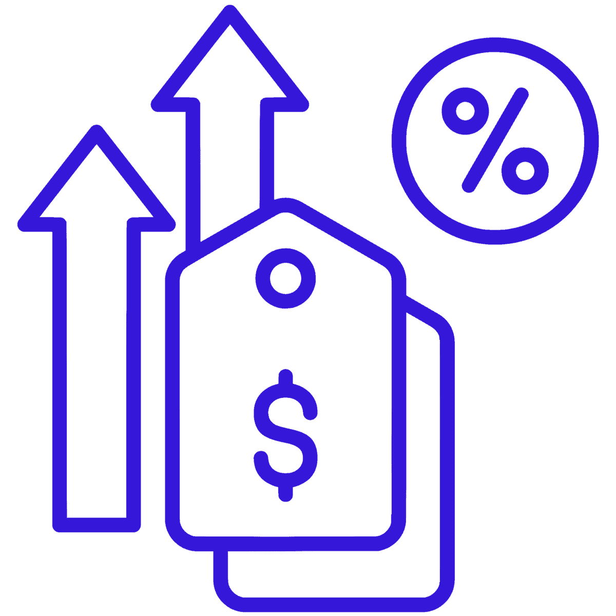 Icon: Abstract Dollar Not Equal Sign